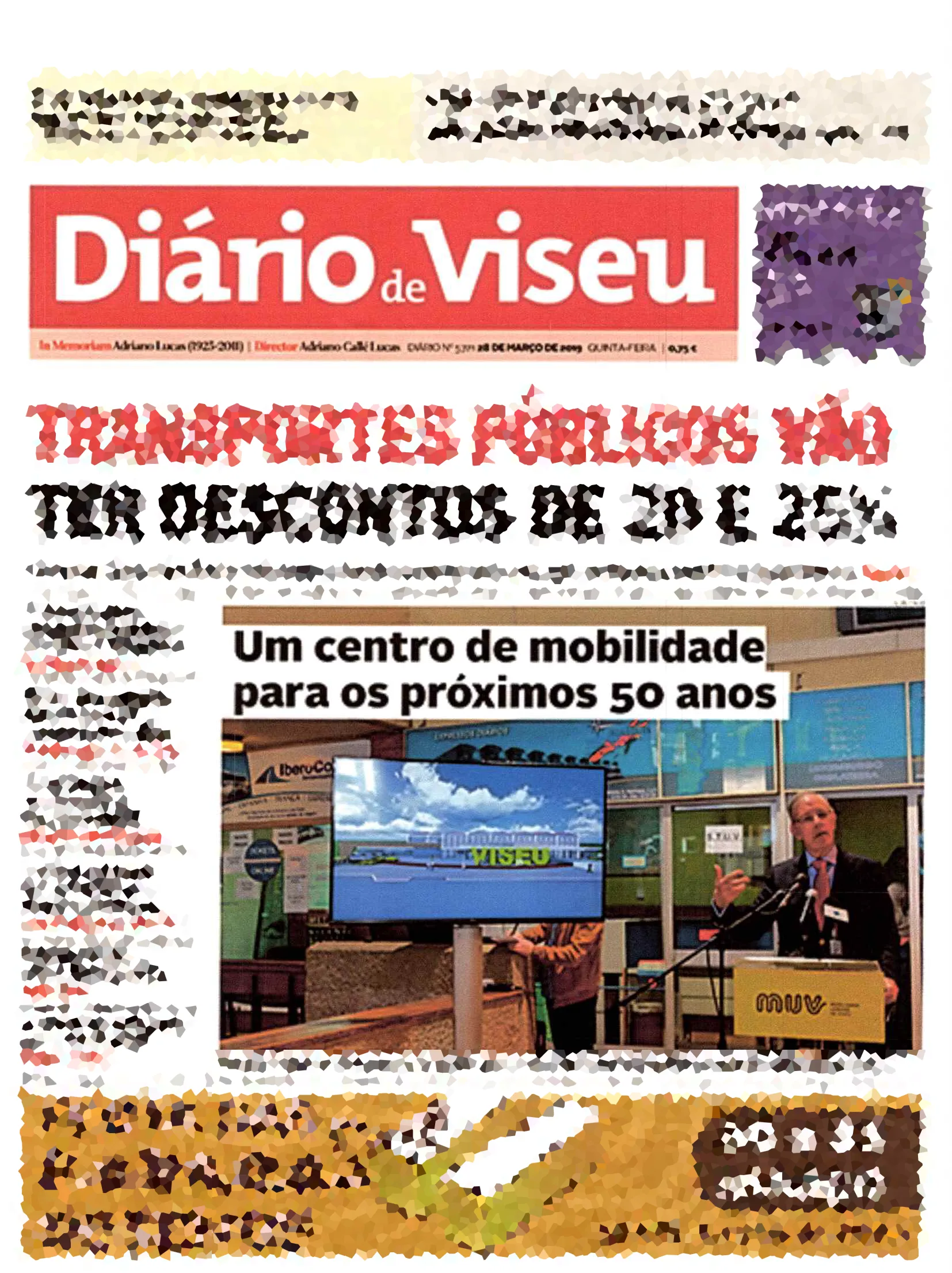 Diário de Viseu, Centro de Mobilidade, março