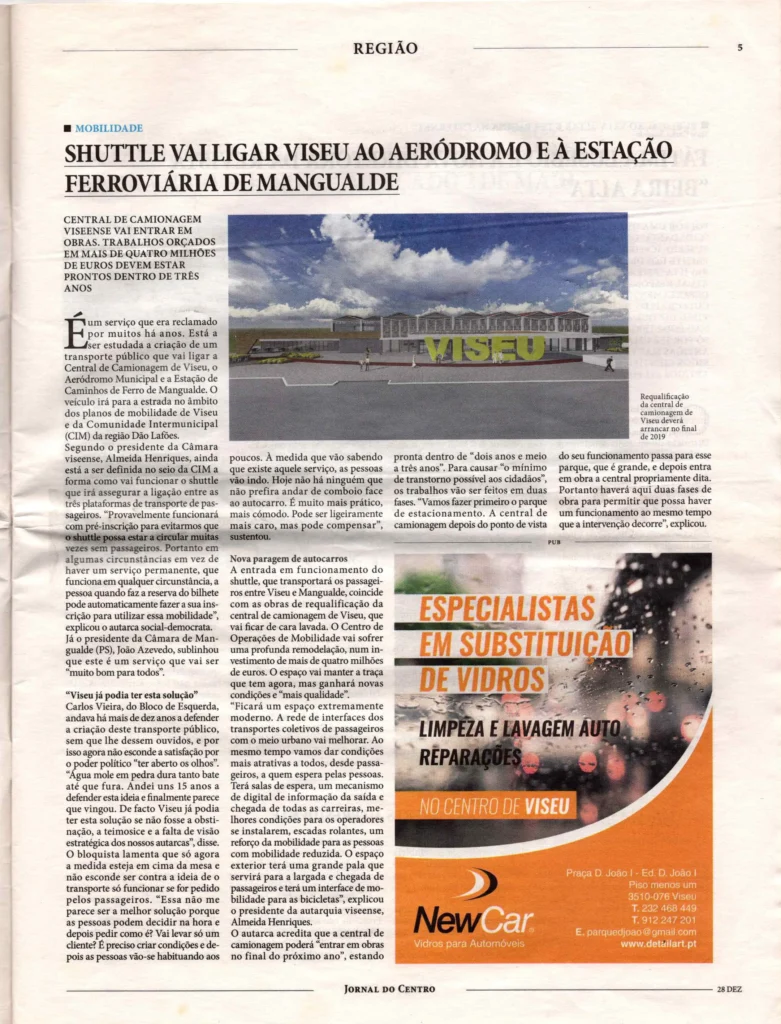 Jornal do Centro, dezembro 2018